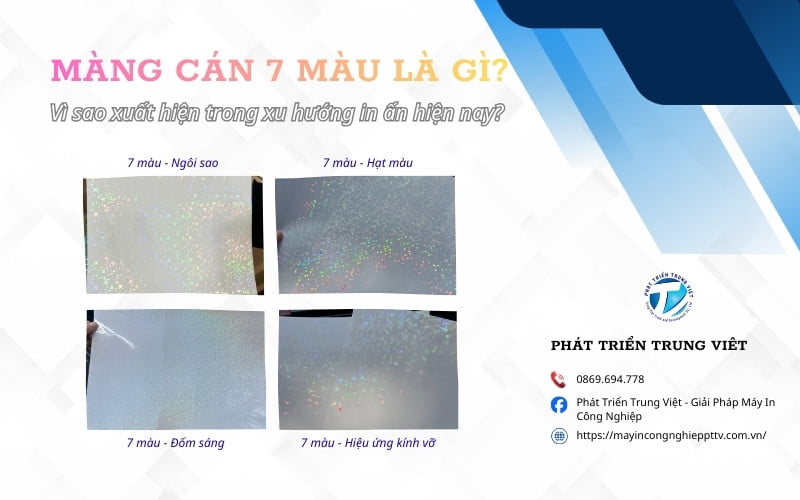 Màng cán 7 màu là gì? Vì sao trở thành xu hướng in ấn mới